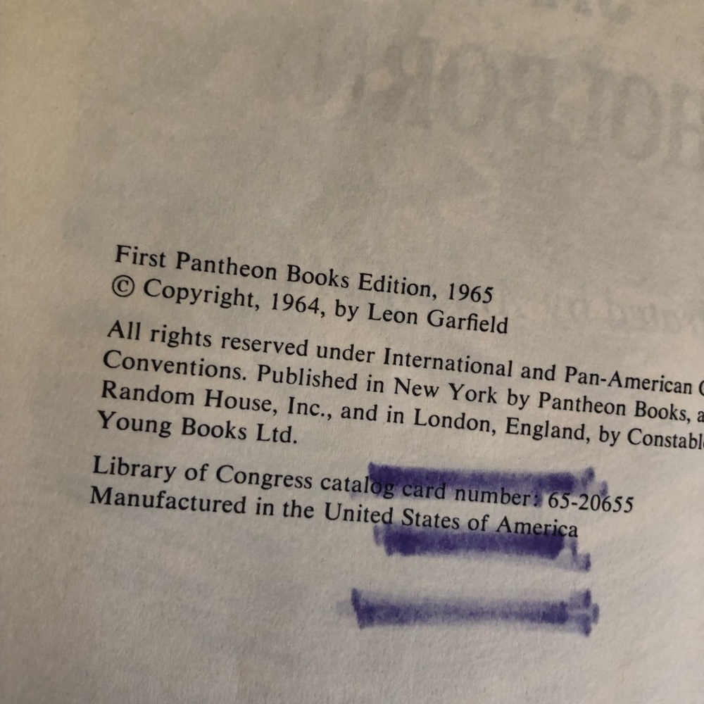 vtg Book Jack Holborn  by Leon Garfield Hard Cover - Picture 4 of 4